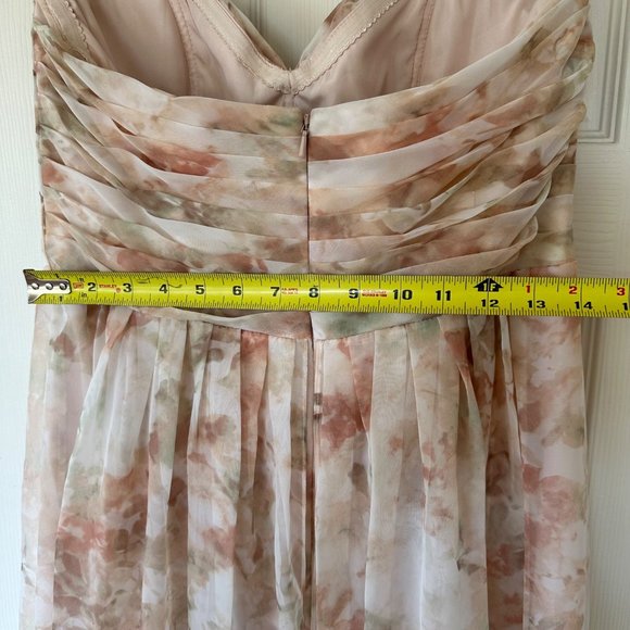 Jenny Yoo Collection Watercolor Lavender “Nyla” Strapless Floor Gown Size 14 - Picture 15 of 16